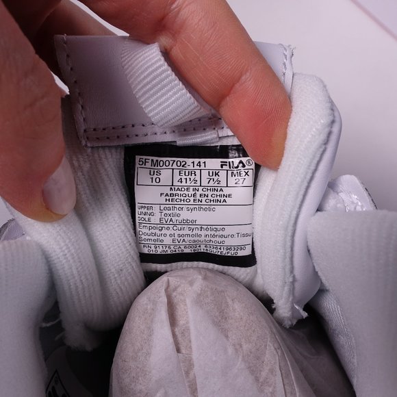 FILA Disruptor 2 II Metallic Accent Sneakers White - Picture 2 of 8